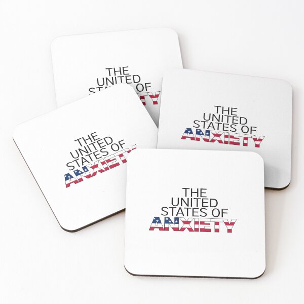 Item preview, United States Of Anxiety designed and sold by TooManyWords.