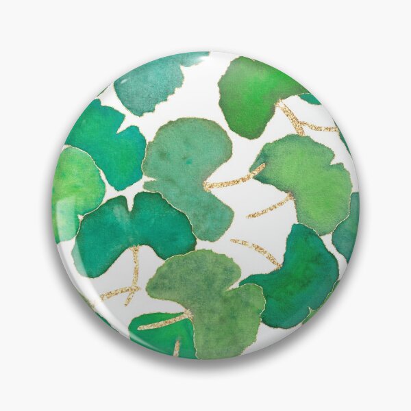 Item preview, Ginkgo leaves in Watercolor with Gold Accent designed and sold by nabeArtist.