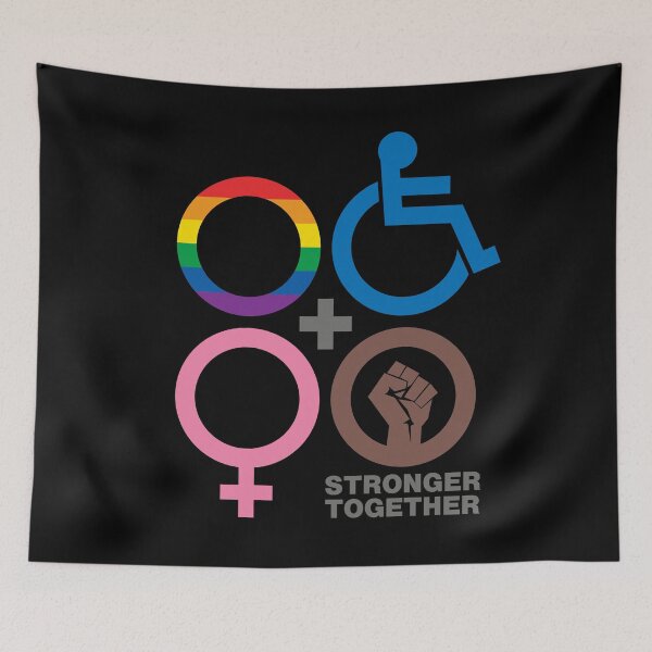 Item preview, Stronger Together MKII (V2 For Dark Fabric) designed and sold by BendeBear.