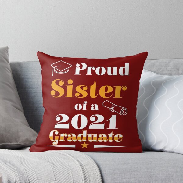 Item preview, Graduate Class of 2021 Proud Sister Family Graduation graphic designed and sold by doodabobs.