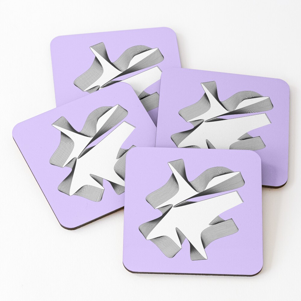 Item preview, Coasters (Set of 4) designed and sold by CodedByYaz.