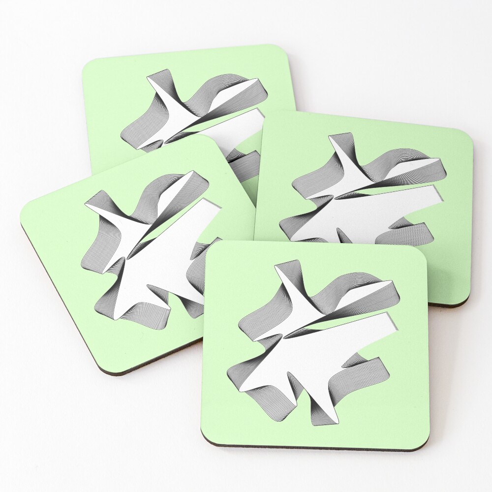 Item preview, Coasters (Set of 4) designed and sold by CodedByYaz.