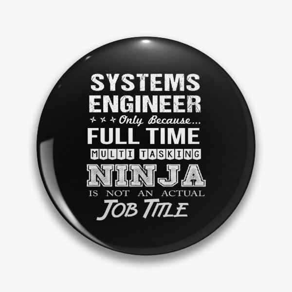 Item preview, Systems Engineer T Shirt - Multitasking Ninja Job Gift Item Tee designed and sold by oltonomer8.