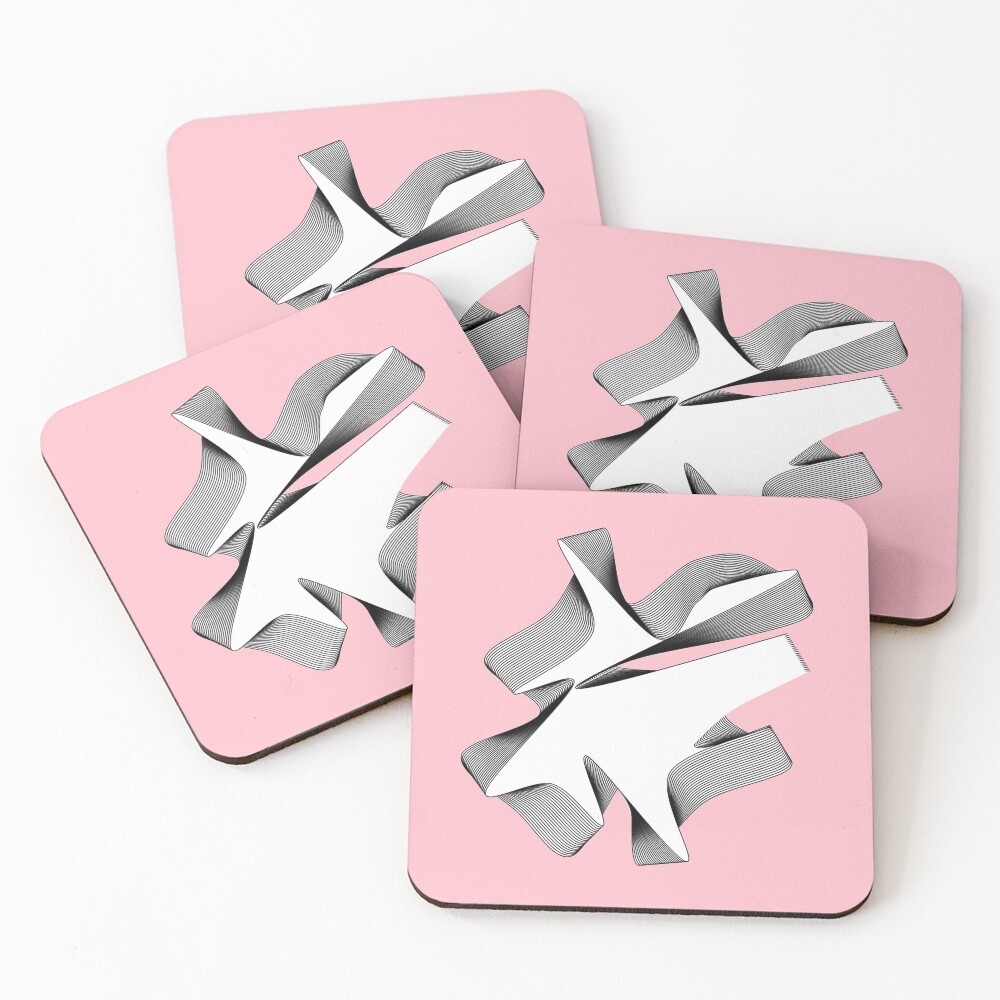 Item preview, Coasters (Set of 4) designed and sold by CodedByYaz.