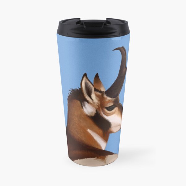 Pronghorn Antelope Buck Travel Mug