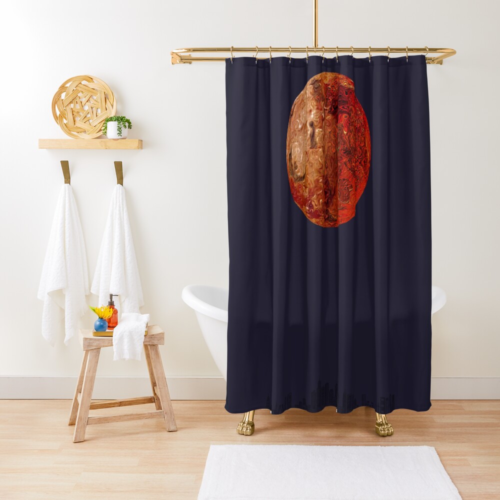 Mars The Red Planet Shower Curtain