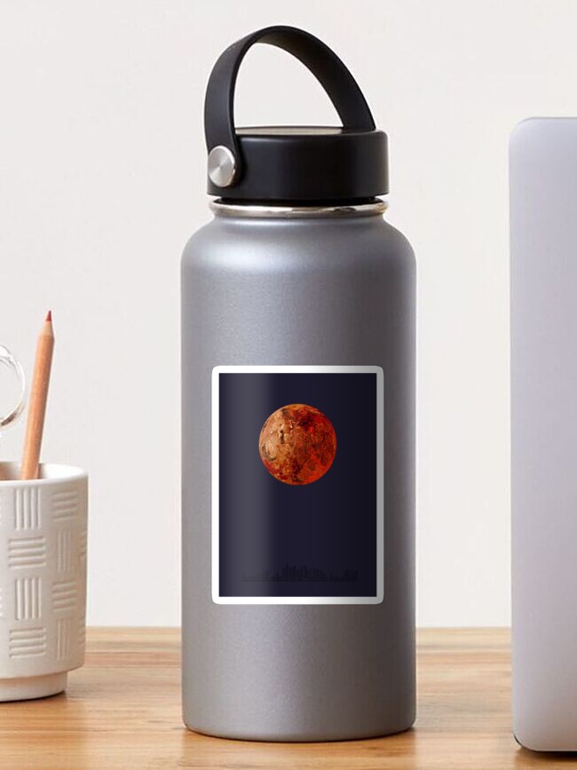 Thumbnail 1 of 3, Sticker, Mars The Red Planet designed and sold by Vk91art.