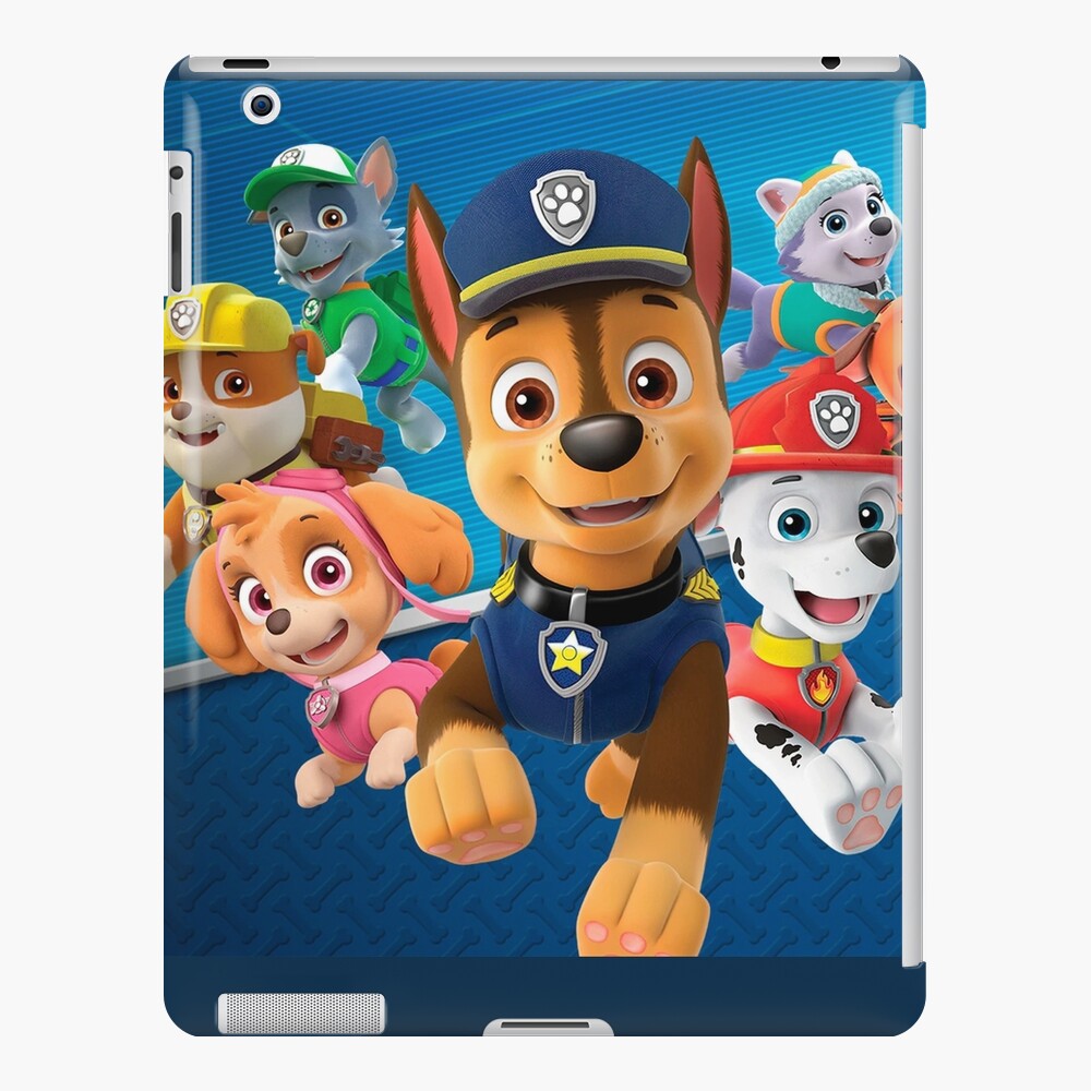 Patrulla Canina Camiseta de Manga Larga Chase Marshall y Rocky Rayas