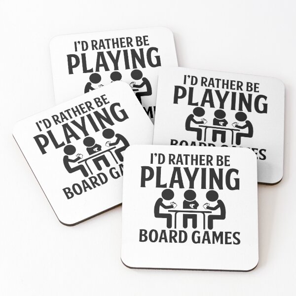 Item preview, I'd Rather Be Playing Board Games designed and sold by obedtheartist.