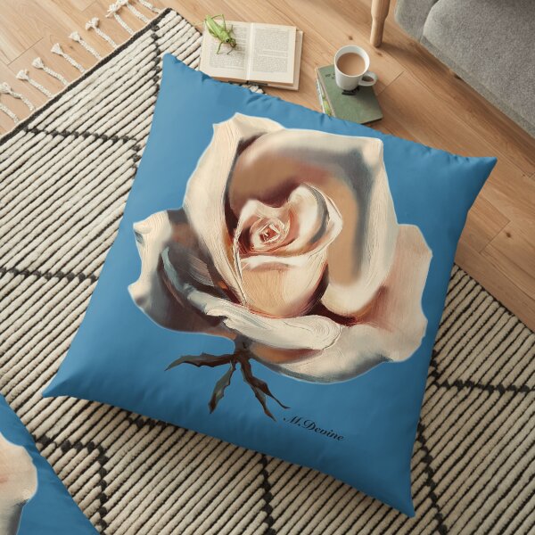 Rose (Without Outline) Floor Pillow