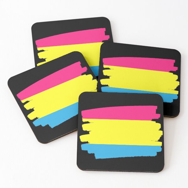 Item preview, Rough Painted Pansexual Flag - Stand Proud Collection designed and sold by Trinket-Trickster.