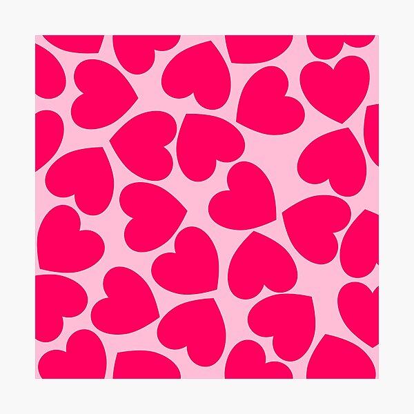 Item preview, Pink Red Hearts designed and sold by wordznart.