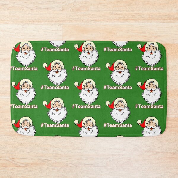 Item preview, #TeamSanta Smiling Santa Face Design designed and sold by Angela Mello.