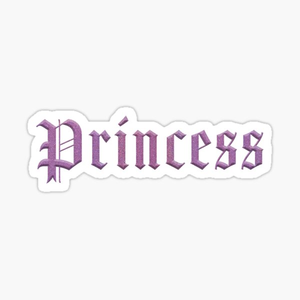 Item preview, "Princess" - pink baby glitter  ? designed and sold by VelvetMothStore.