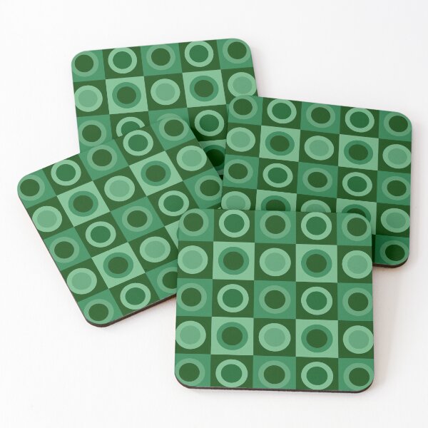 Item preview, Green block Circle pattern designed and sold by BLMcreations.