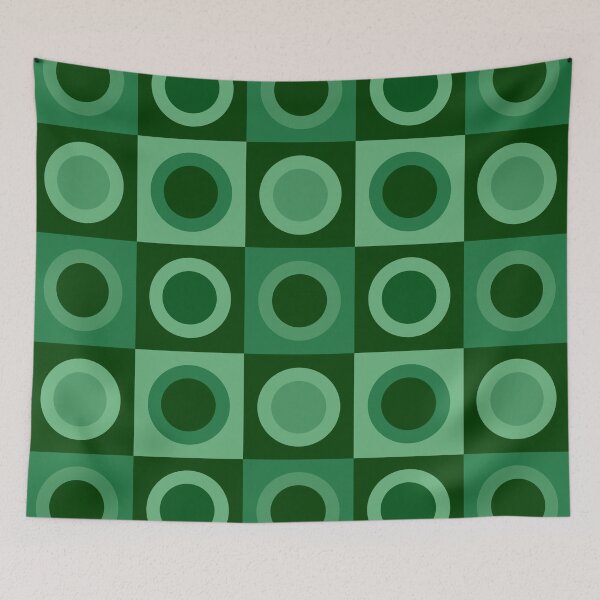Item preview, Green block Circle pattern designed and sold by BLMcreations.