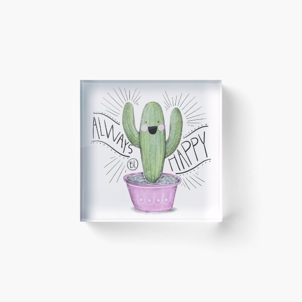 Item preview, Happy Cactus designed and sold by Sya Prints.