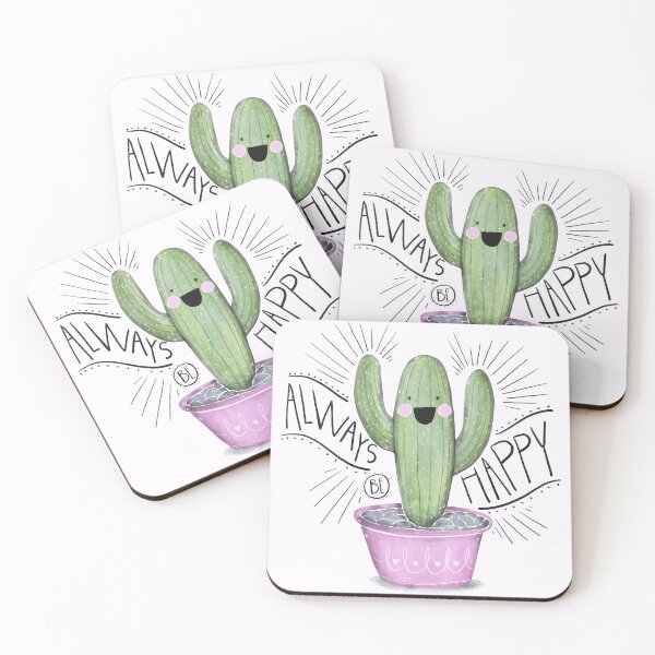 Item preview, Happy Cactus designed and sold by Sya Prints.