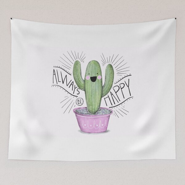 Item preview, Happy Cactus designed and sold by Sya Prints.