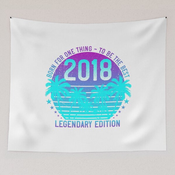 Item preview, 2018 Vintage 3rd Birthday Aesthetic Sunset Palm Tree designed and sold by ZNOVANNA.