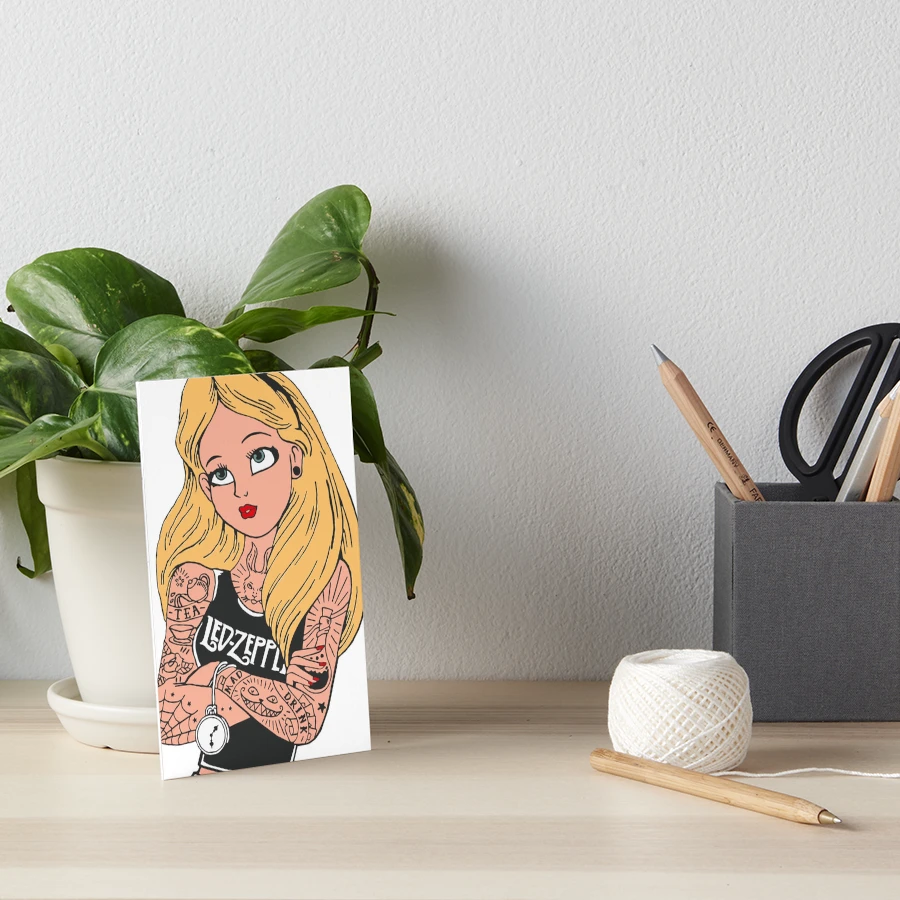 【ALICE IN WONDERLAND】手描き イラスト アート Akakura Illustration ''Alice in Wonderland'' Figure