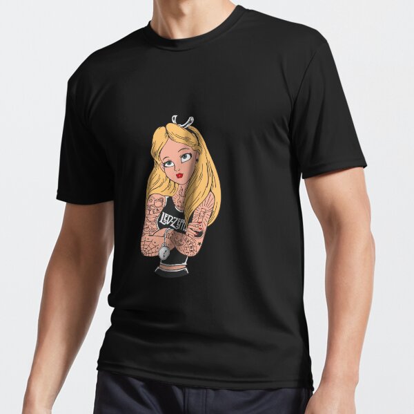 punk alice in wonderland t shirt