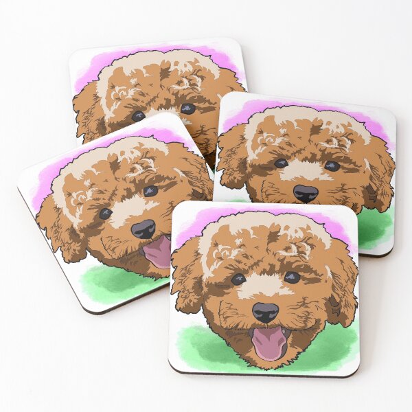 Item preview, Genderqueer  pride mini Goldendoodle  designed and sold by LeahcarsArt.