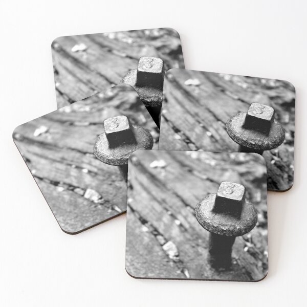 Item preview, Railroad nail in black and white designed and sold by Dee-Dee1.
