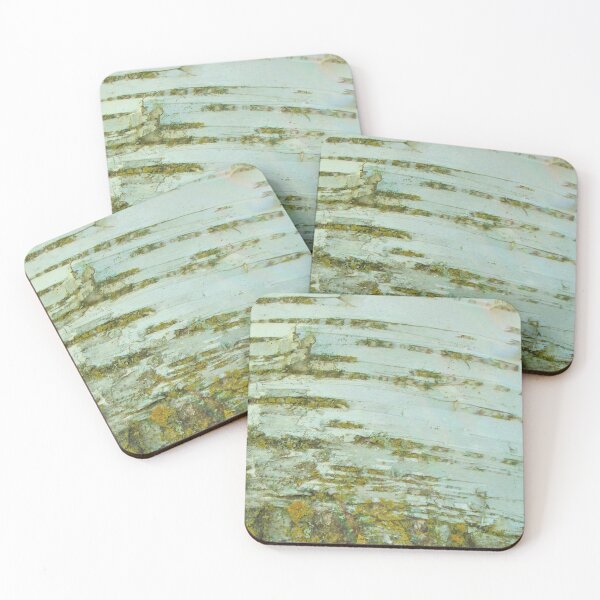 Item preview, Birch Bark And Moss Photo Fabric Pattern Horizontal designed and sold by H3designs.