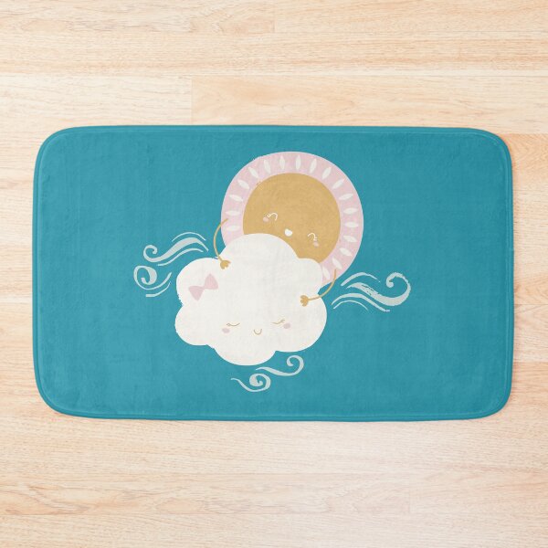 Item preview, Sunshine illustration with cloud hugging the sun designed and sold by Sya Prints.