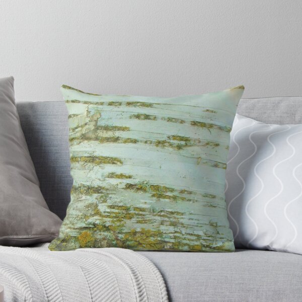 Item preview, Birch Bark And Moss Photo Fabric Pattern Horizontal designed and sold by H3designs.