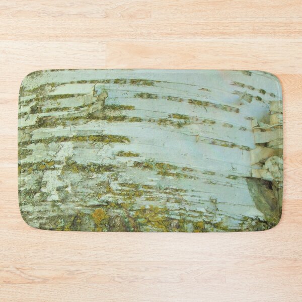 Item preview, Birch Bark And Moss Photo Fabric Pattern Horizontal designed and sold by H3designs.