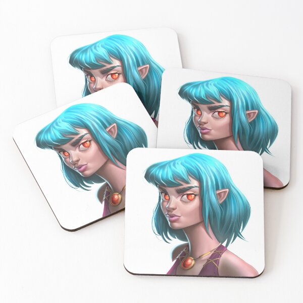 Item preview, elf beauty portrait designed and sold by FelixantosArt.