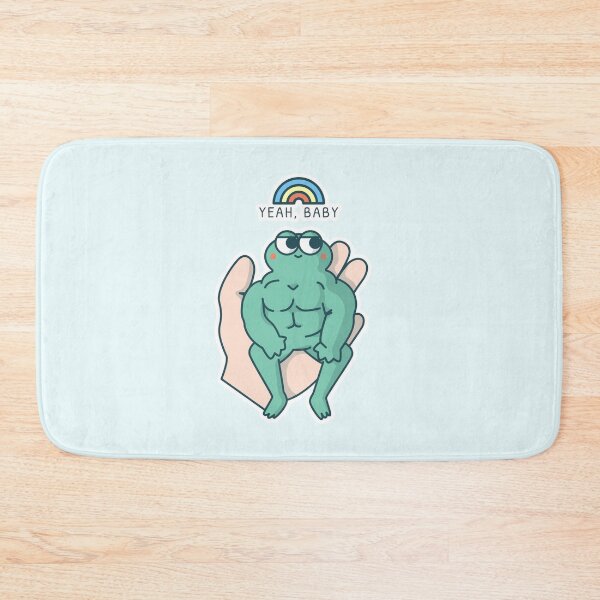 Item preview, Ultimate Frog Guide. Cute Frog and A Rainbow. Tiny Frog sitting on a palm with a rainbow on its head.  designed and sold by TheGoToStore.