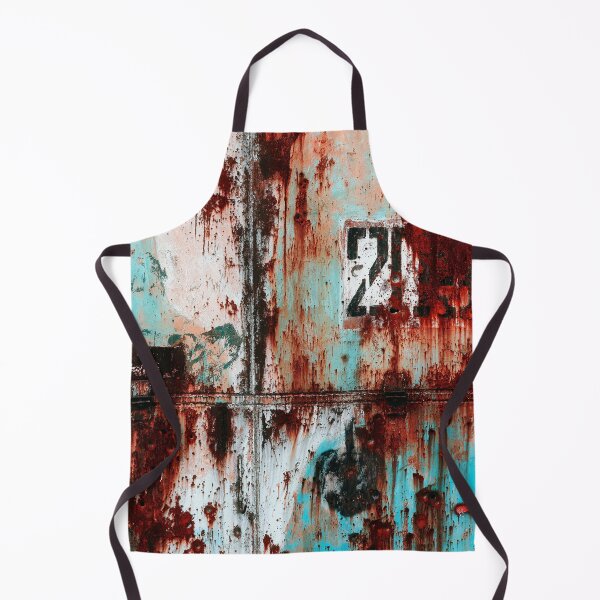 Item preview, Vintage Grunge Metallic Wall with Rust, Cracks and Bullet Holes  designed and sold by How67.