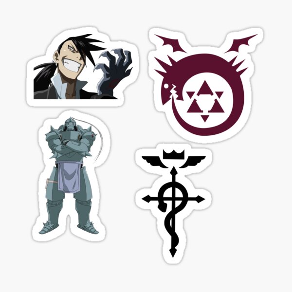 fullmetal-alchemist-sticker-pack-sticker-for-sale-by-otakunicestore