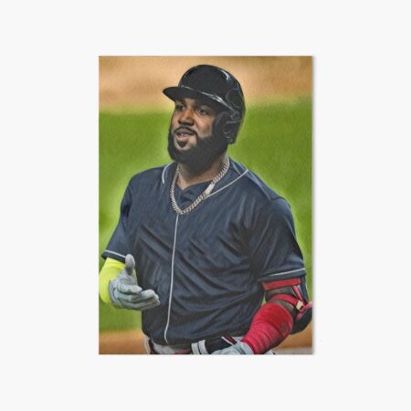 Marcell Ozuna Baseball Paper Poster Braves - Marcell Ozuna