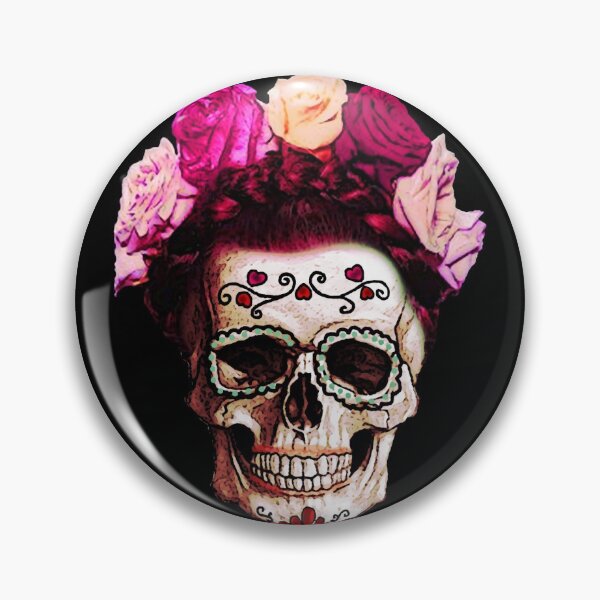 Item preview, Sugar skull designed and sold by BooPooBeeDooArt.