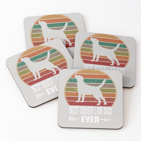 Item preview, Retro Vintage Best Silver Lab Dad Ever Labrador Retriever  designed and sold by GINIART.