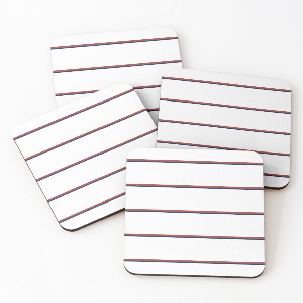 Item preview, Stripes in white, blue and red designed and sold by NautilusMare.