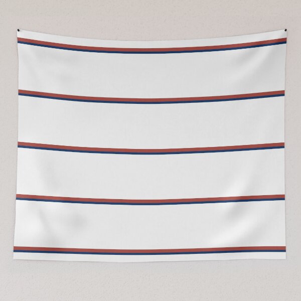 Item preview, Stripes in white, blue and red designed and sold by NautilusMare.