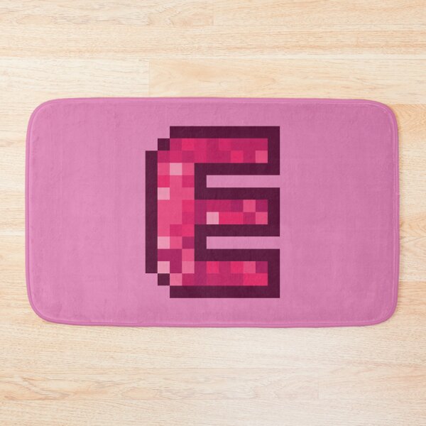 Item preview, Letter Art Pink Retro Pixel Pattern - E designed and sold by dylanxh.