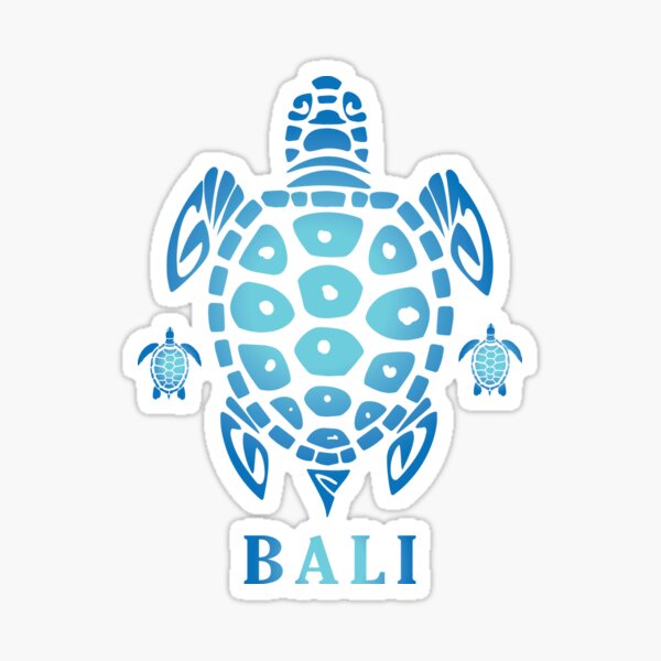 Aperçu de l'œuvre Bali Vacation Turtle créée et vendue par CustUmmMerch.
