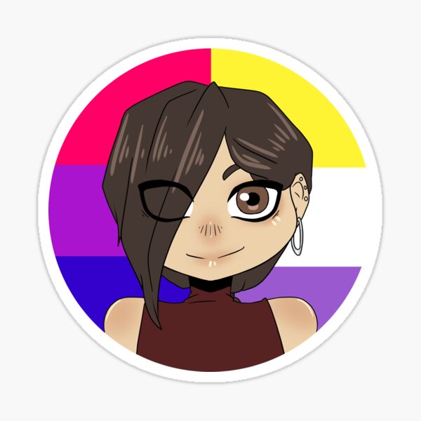 Pride chibi - Sam Sticker