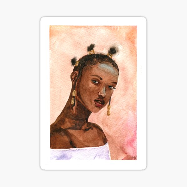 Jeune africaine Sticker