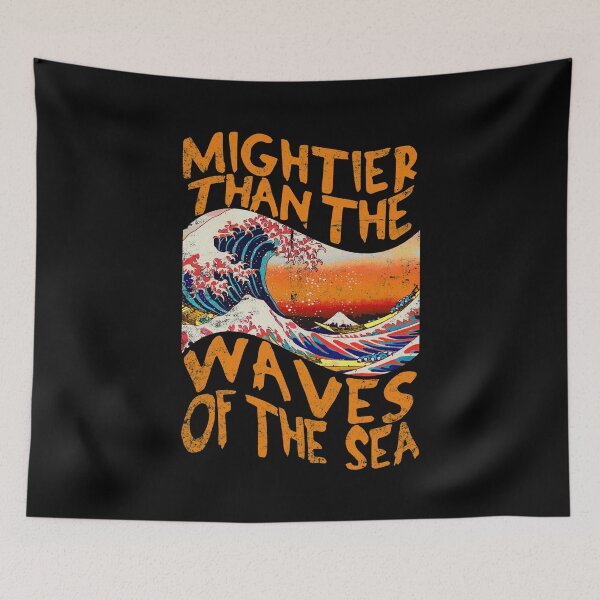 Item preview, Mightier Than The Waves Of The Sea - Psalm 93:4 - Bible Verse designed and sold by cannevas.