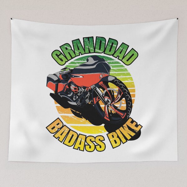 Item preview, Granddad badass bike, coolest granddad, badass granddad, awesome granddad, real granddad designed and sold by Lekrock.