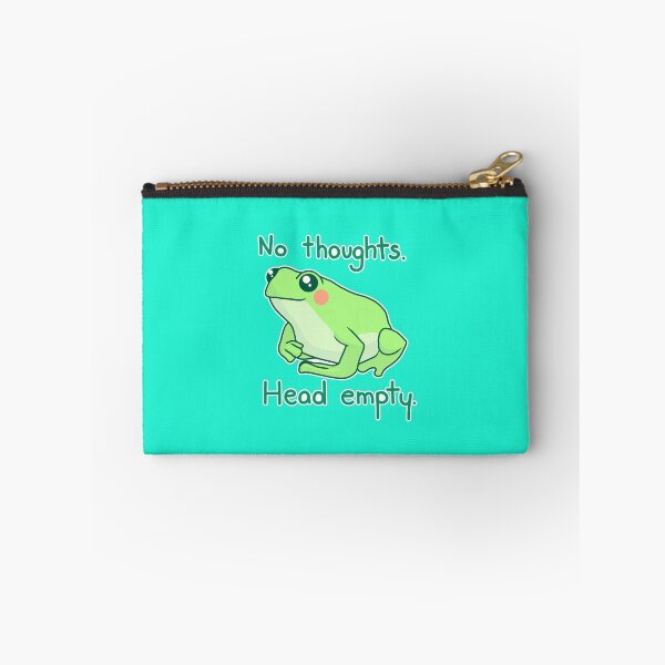 Item preview, No Thoughts Head Empty Froggy designed and sold by PigeonMac.