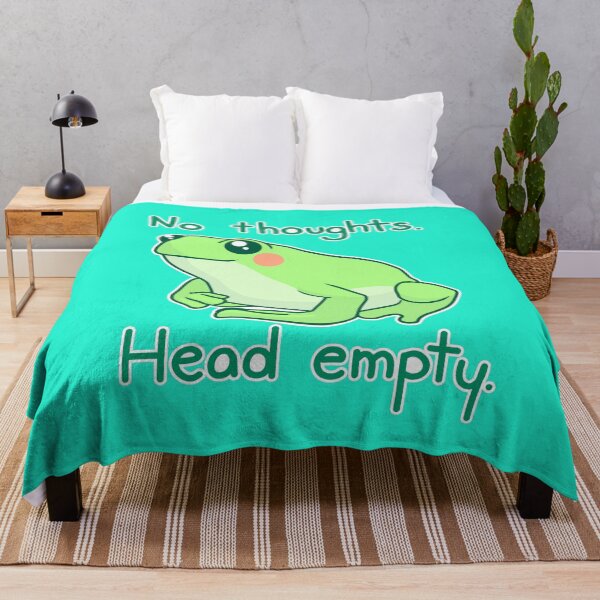 Item preview, No Thoughts Head Empty Froggy designed and sold by PigeonMac.