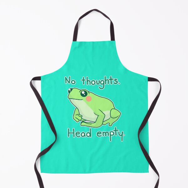 Item preview, No Thoughts Head Empty Froggy designed and sold by PigeonMac.